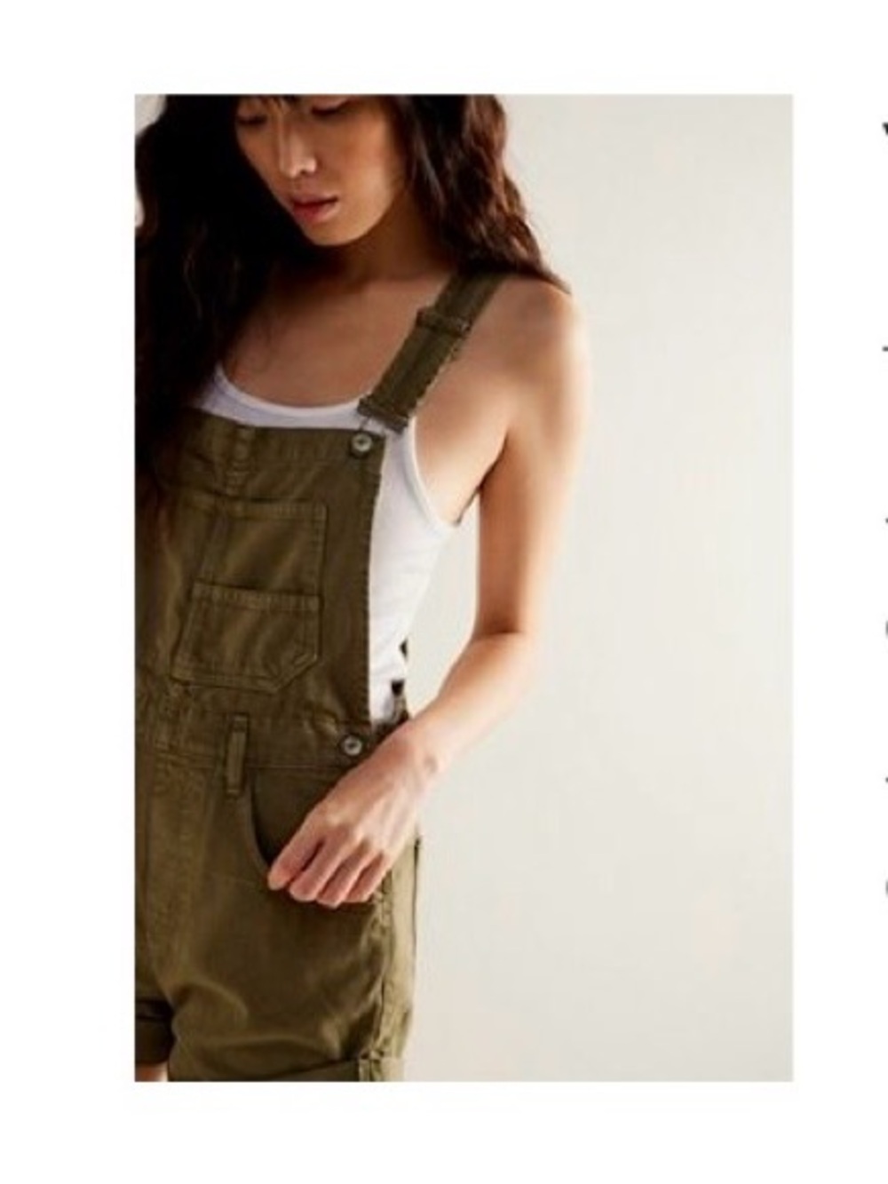 Free People We the Free Ziggy Shortalls
